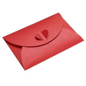 Mini Envelopes 50 Pack Heart Clasp
